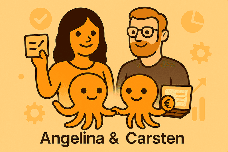 Angelina und Carsten als Gründer von OctoSuite